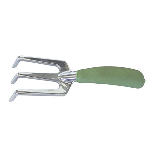 Worth Garden Aluminium Hand Cultivator Tool with Soft PVC Grip