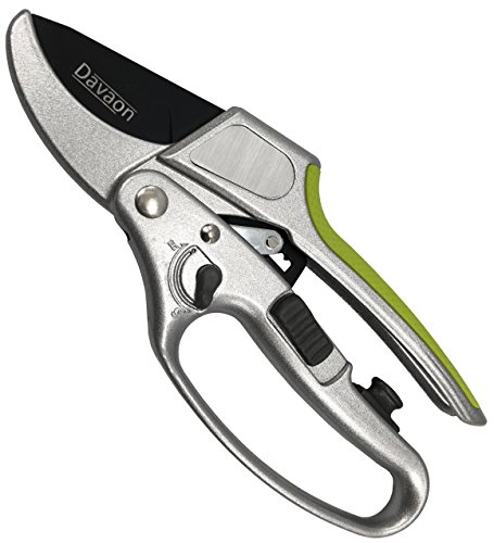 Pro Switch 2 In 1 Ratchet Pruning Shears – New Switch Ratcheting To Single Cut Mode Pruner - Easier Quicker -
