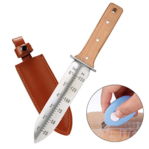 Hori Hori Garden Knifeperfect Garden Tool For Gardening Weeding Landscaping Diggingwith Good-looking Gift Box