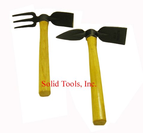 Weeding Hoe Cutivator Combination 2-pc Set Solidtools