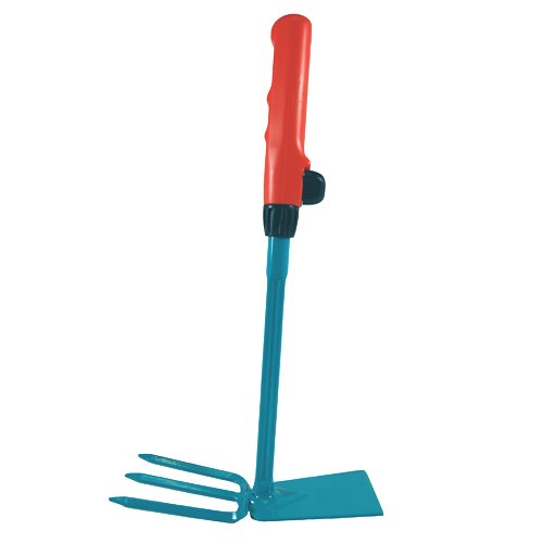 Gardena 33524 Combisystem Straight Blade Metal Hand Hoe with 3 Teeth