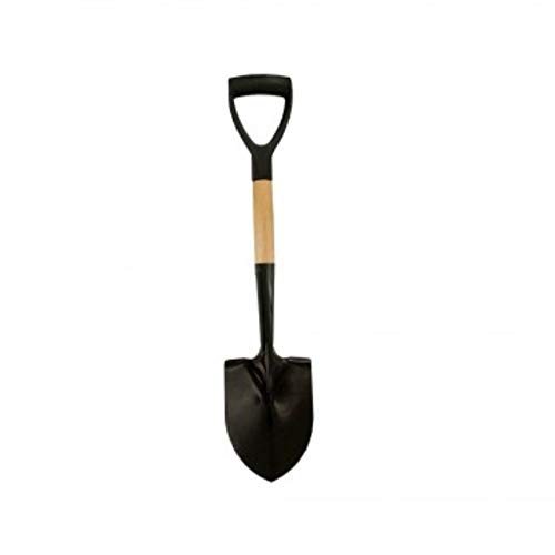 The Wholesale Shop 27 x 6 Black and Beige Small Garden Shovel with Plastic Handle