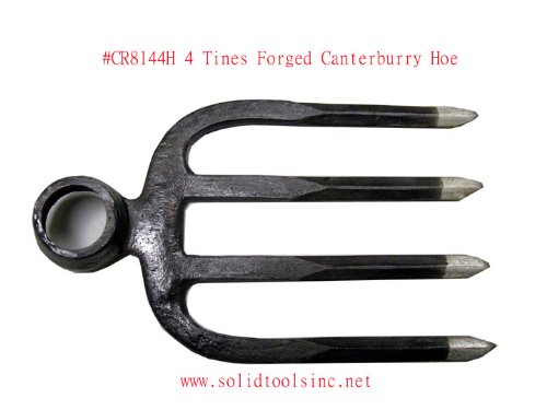 Canterbury Hoe Fork Head 4 Forged Prongs