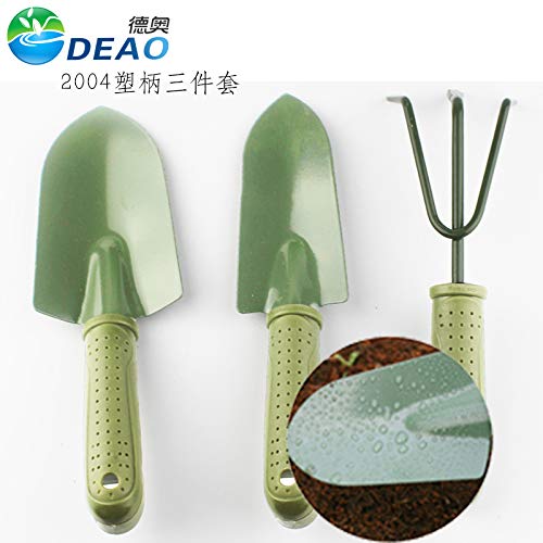 cata De Ao Horticultural Three-Piece Potted Shovel Hoe Rake Household Flower and Flowers Tool Small Shovel Planting Set Flower Shovel