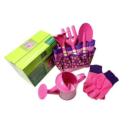 TIAN-K 6 Piece Gardening Tools Set for Kids - Gardening Tools Gardening Gifts Tool Set