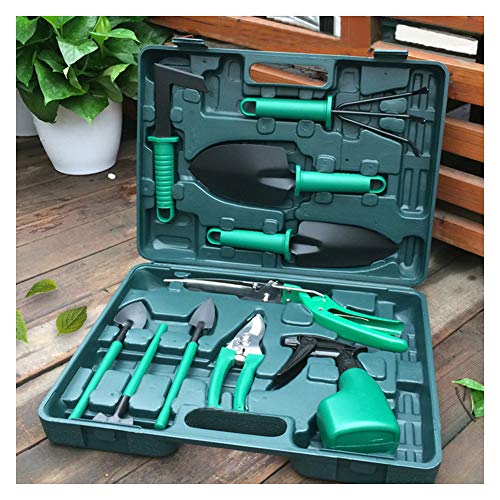 LTLCBB Garden Tools Set Paint Process Steel Antirust Grow Flowers Grow Vegetables Gardening ToolkitMultifunction Gardening Tool Gift Outfit