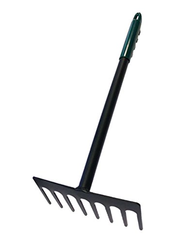 Bully Tools 92159 12-gauge Steel Level Head Rake 7-inch