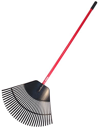 Bully Tools 92630 Poly Lawn and Leaf Rake with Fiberglass Handle 31-Inch