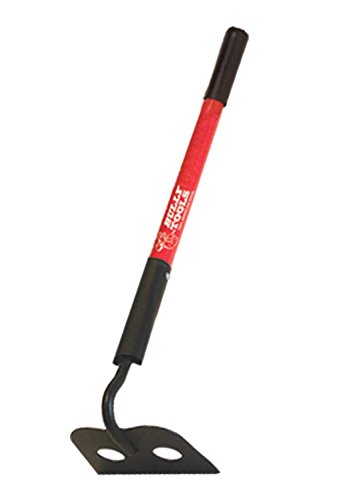 Bully Tools 92419 12-gauge Short Mortar Hoe With Fiberglass Handle