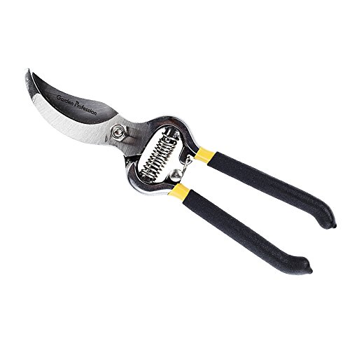 Garden Profession Pruning Shears - Heavy Duty Hand Pruners For Serious Gardening - Sharp Garden Clippers Tree Trimmers Secateurs and Steel Bypass Pruner