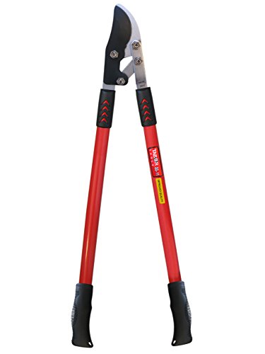 Tabor Tools GG11 Professional Compound Action Bypass Lopper Makes Clean Cuts 15-Inch Cutting Capacity Features Sturdy Extra Leverage 30-Inch Handles