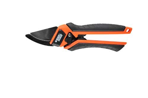 Black Decker BD1125 8-12-Inch Bypass Pruner with Hardened Steel Blades Carbonite