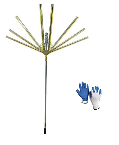 Jenlis Weed Razer Pro Lake/pond & Grass Removal Tool - Wrp09 With Free Gloves. Easy To Assemble.