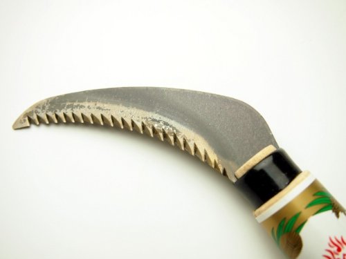 Hand Weeding Sickle Weed Scraping Tool with Wooden Handle