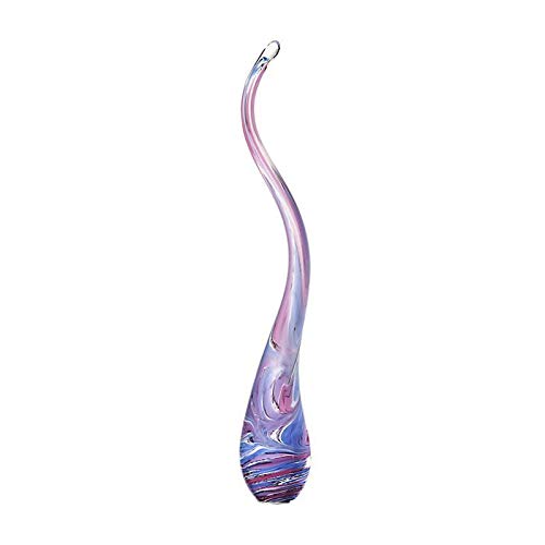 CRISTALICA Garden Flame Flame Garden Decoration Glass Mouth-Blown Lavender 60 cm incl Stick