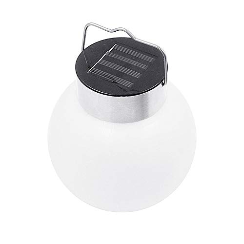 Flickering Waterproof IP65 Outdoor LED Solar Ball Hang Lamp Landscape Walkway Garden Flame Light Solar Spherical Flame Light Waterproof LED Stainless Steel Garden Landscape Lights Solar Panels 2V