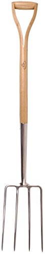 Esschert Design Usa Gt24 Wooden Handle Pitch Fork