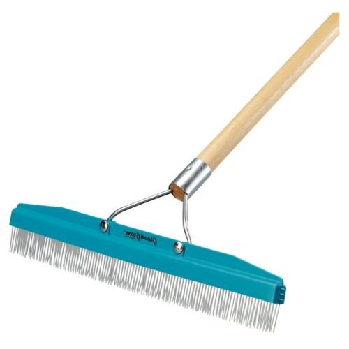 CRW AB24 Grandi Groom Carpet Rake 18-Inch Head 54-Inch Handle