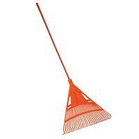 AM Leonard Poly Lawn Rake 54 Inch Tuff-Flex Composite Handle - 30 Inch