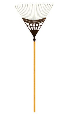 Corona Clipper Lawn Rake Steel 48 