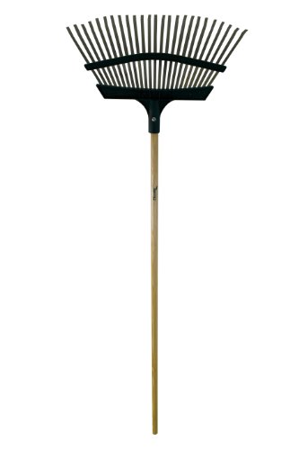 Flexrake 9A Lawn Rake 20-Inch MetalPoly with 48-Inch Aluminum Handle