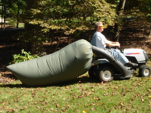 Lawn Tractor Leaf Bag- Never Rake Again