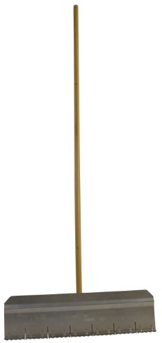 Flexrake Lar123 24-inch Pine Needle Rake With 54-inch Wood Handle