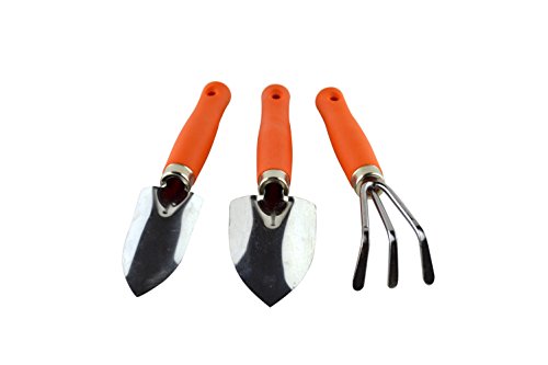 Mini Kids tool 3 Pieces with Trowel Cultivator Kids Outdoor Tool Set Shovel And Rake Mini Handle Trowel Transplanter Cultivator small size
