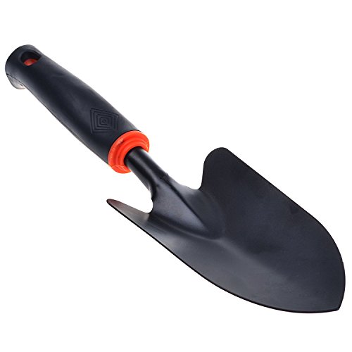 KLOUD City Black 13 Garden Hand Trowels Spade Scoop Softouch Metal Shovel  Garden Tool Black Shovel