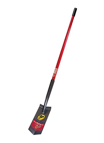 Bully Tools 92721 14-Gauge 5-Inch Trench Shovel with Fiberglass Long Handle