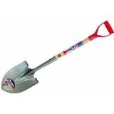 True Temper Round Point True American D Shaped Wood Handle Shovel - 1564400