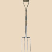 Spear Jackson R712 Traditional Stainless Steel Digging Fork with 28 Inch Wood YD handle