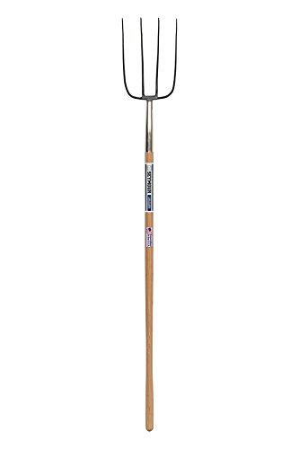 Seymour 4-Tine Forged Manure Fork - 54 inch Handle - 49275