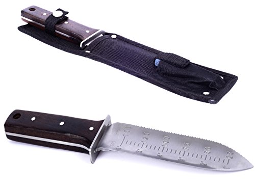 Secret Garden Japanese Hori Hori Knife All Purpose Garden Knife Landscaping Digging Tool With Stainless Steel