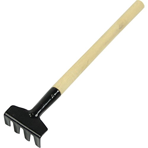 Toogoor 1set 3 Pcs Mini Garden Tools Shovel Rake Spade Wood Handle Metal Head Kids Tool