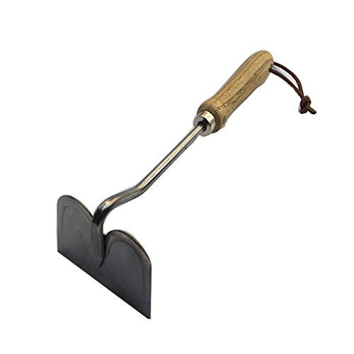 ZYAW Traditional Garden Tools Stainless Steel Hand Hoe