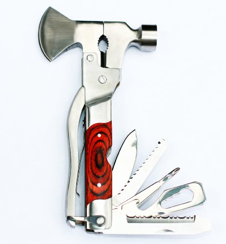Brookamp Hunter Mt-w-axe Premium Mo-tool Axe With Wood Inlay Handle