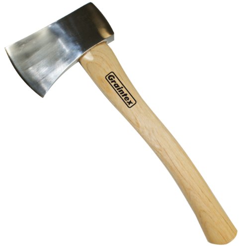 Graintex Ca1754 Single Bit Camp Axe With 14-inch Hickory Handle 1-14 Lb