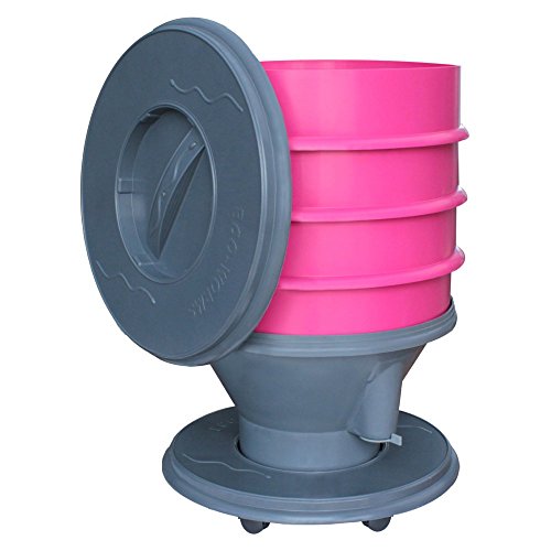 Exaco 610016 Eco Worm Composter On Wheels 8-gallon Pink