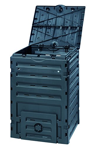 Exaco 628001 Eco-Master Polypropylene Composter 120-Gallon Black