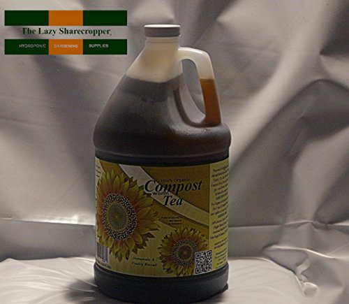 100 Organic Worm Compost Tea with Bat Guano Molasses 1 Gallon