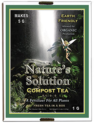 Natures Solution Ntcomteag Organic Compost Tea Fertilizer 1 Gallon