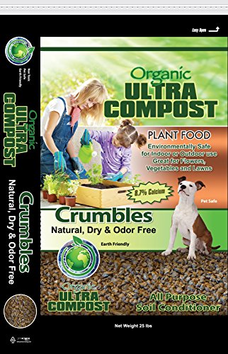 Ultra Compost Crumbles 25 lb bulk box Organic Soil Conditioner