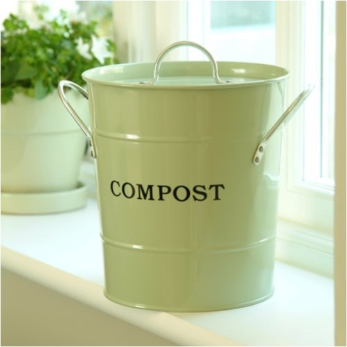 Exaco Cpbg 01 1-gallon 2-in-1 Indoor Compost Bucket, Green