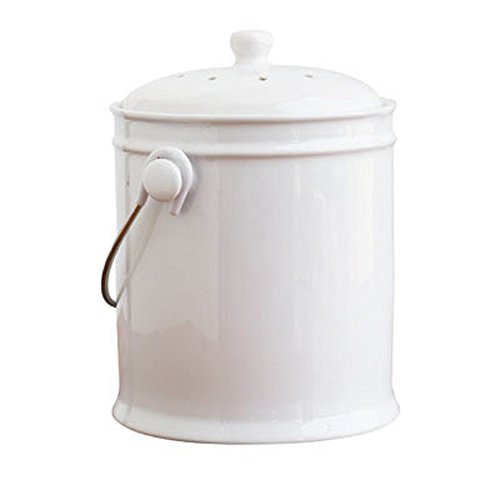 Natural Home Ceramic Compost Bucket Ceramic Compost Bin