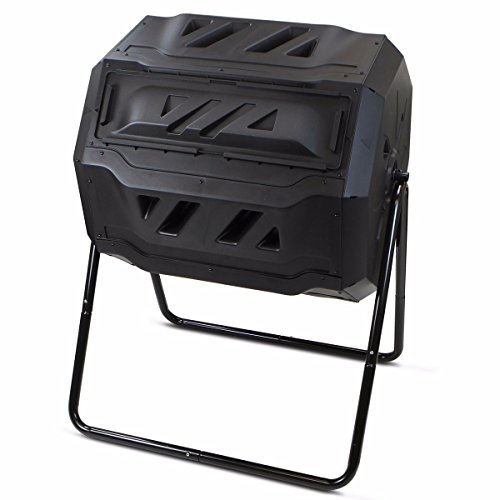 Rison&reg Composter Tumbler Yard Garden Waste Bin Grass Food Trash Fertilizer Lawn Leaves