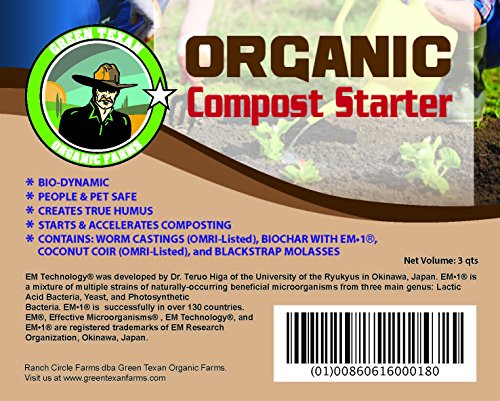 All-natural Compost Starter 3 Quarts