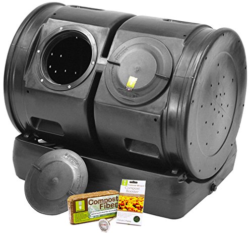 Good Ideas Cw-2xs007 Compost Wizard Dueling Tumbler Starter Kit