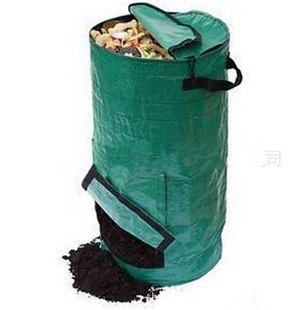 Compost Bags60liter Dark Green Worm Compost Binyard Waste Bags