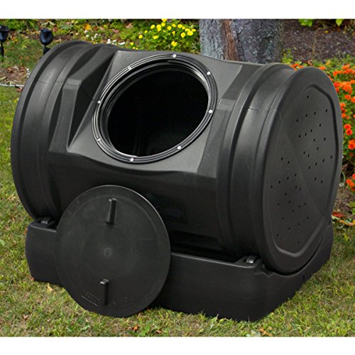 Compost Tea Tumbler Bin Backyard Garden- 52 Gallon 7 Cubic Feet Made Swith 100 Recycled Plastic For Strength